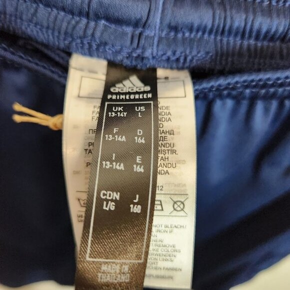 NWT ADIDAS SQUADRA 21 SHORTS in Navy Blue Size Youth Large - Picture 5 of 8
